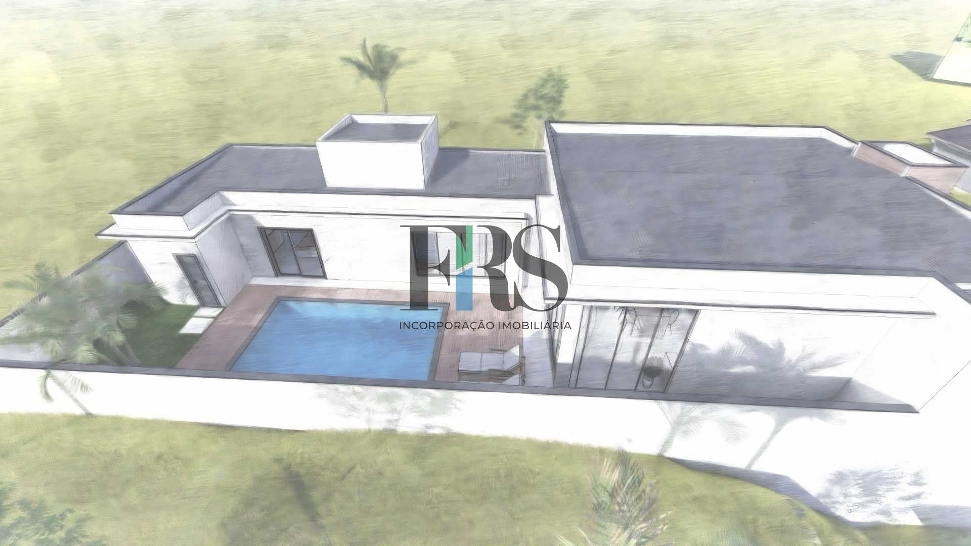 Projeto Desenho – Vista superior da Casa