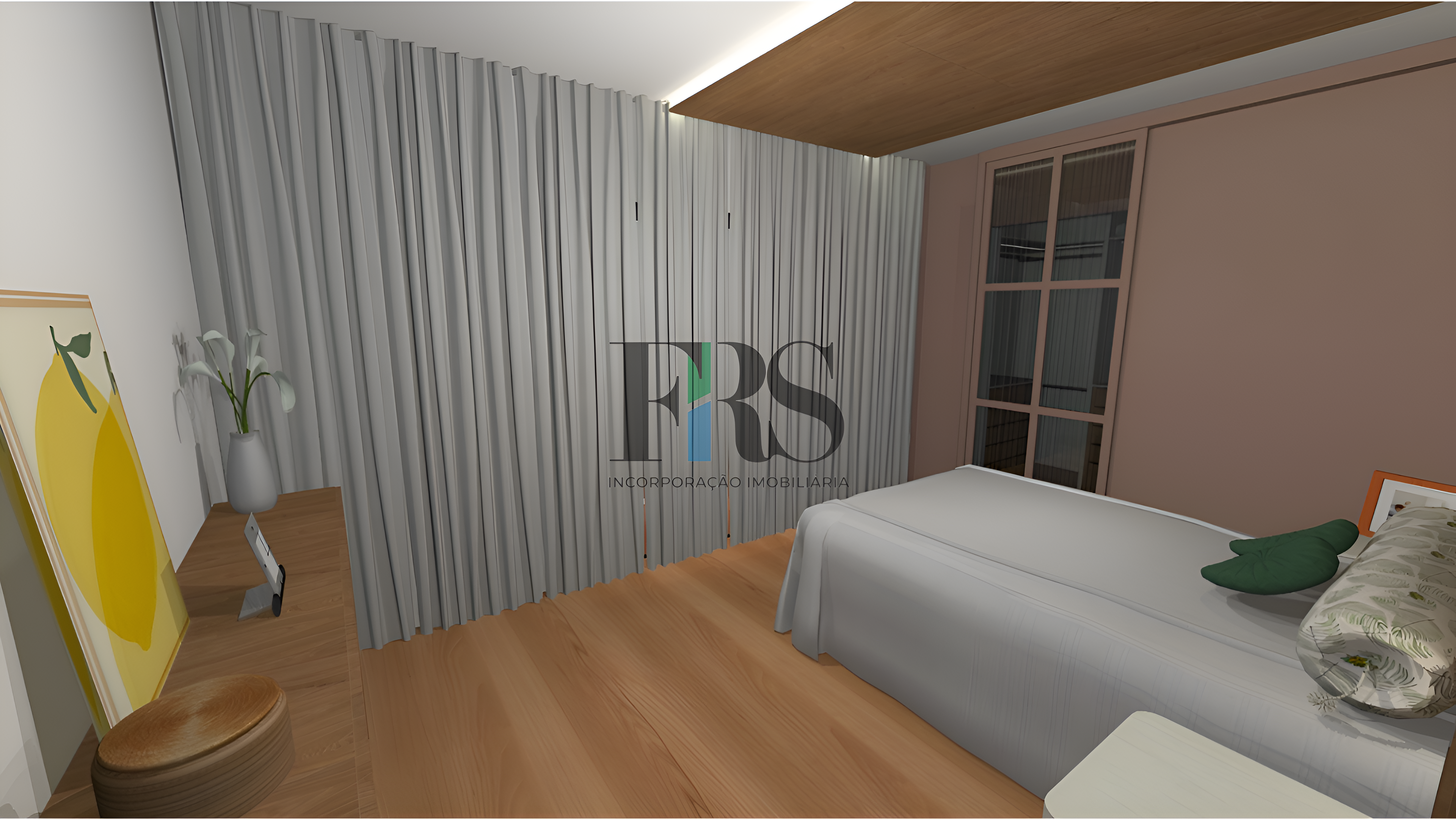 Projeto - Quarto com tv retratil_enhanced