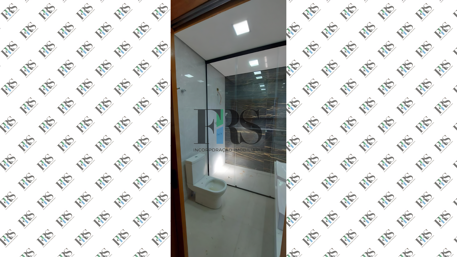 Projeto do interior do imóvel de alto padrão banheiro