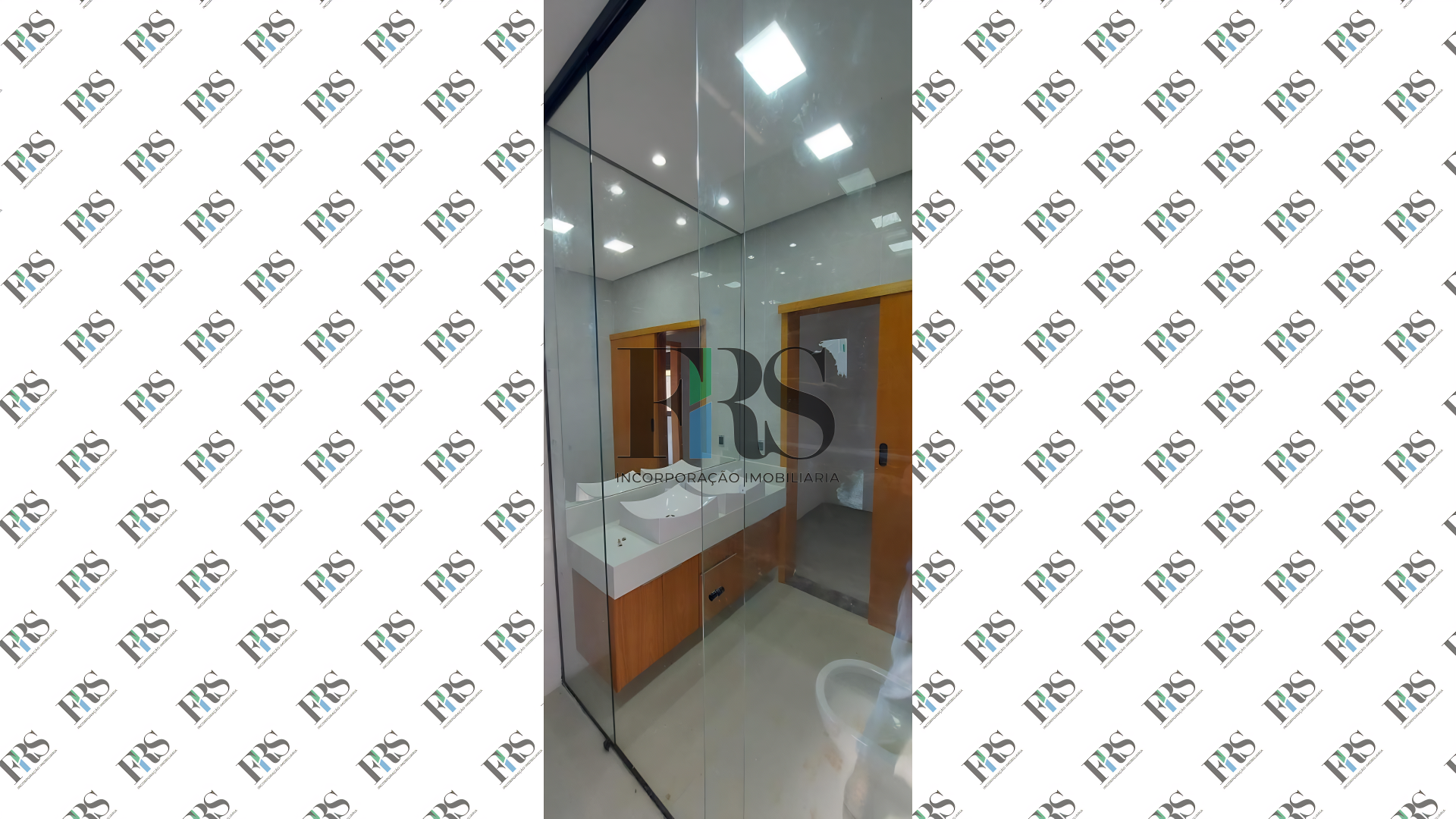Projeto do interior do imóvel de alto padrão banheiro
