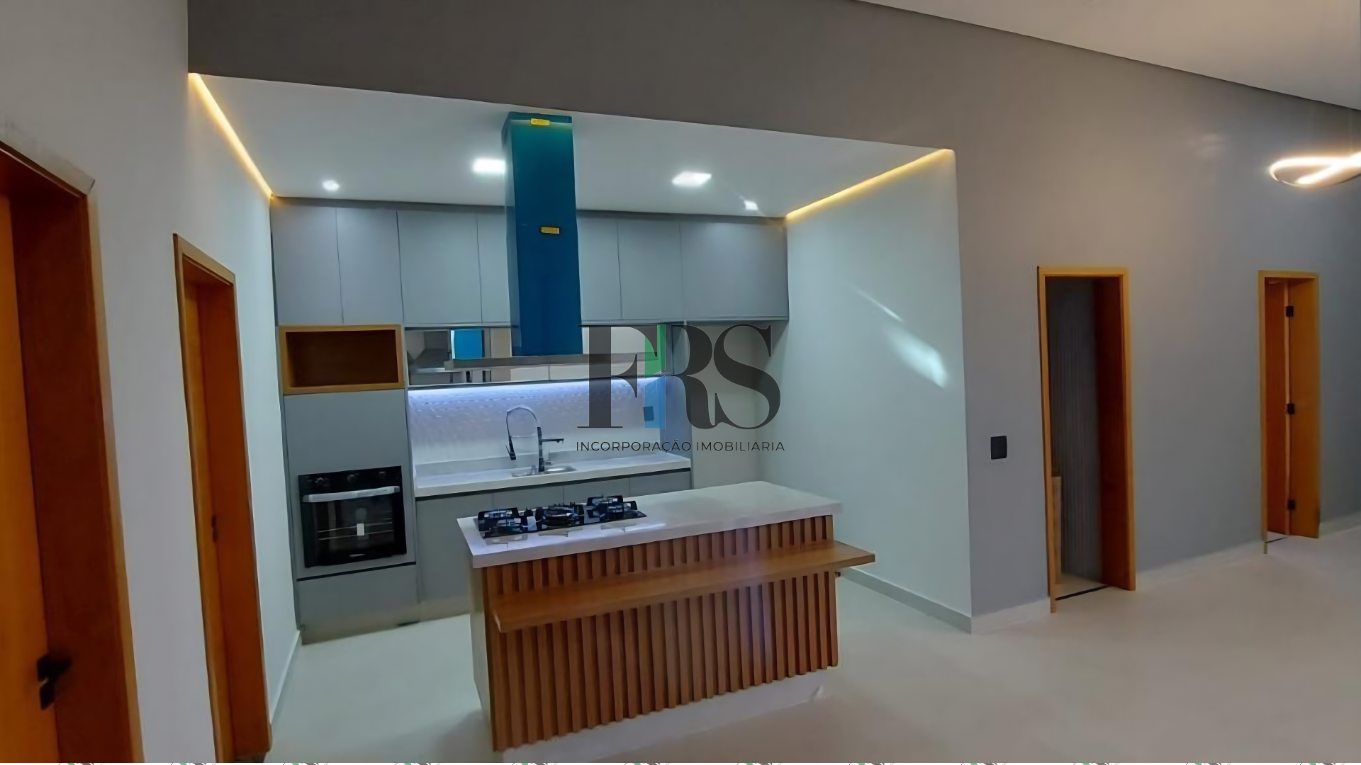 Casa pronta do interior do imóvel de alto padrão pronta
