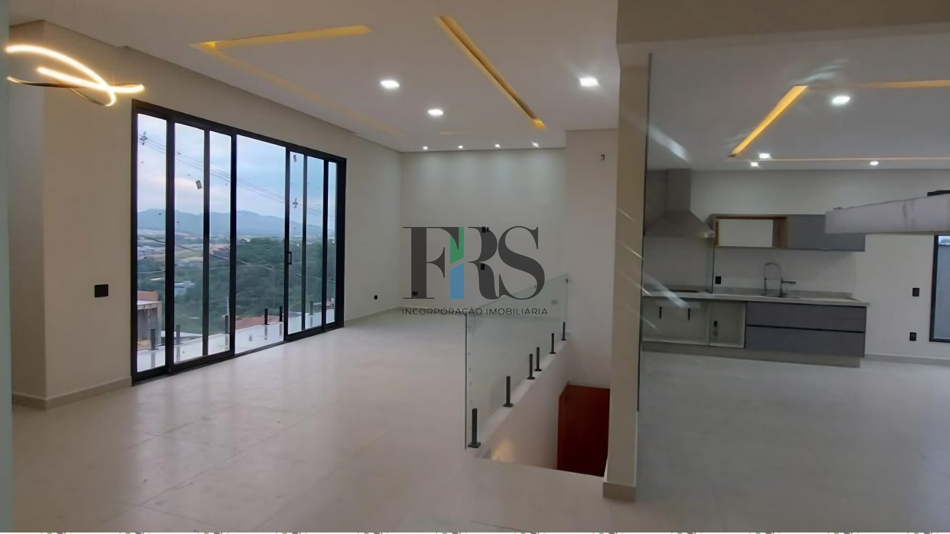 Casa pronta do interior do imóvel de alto padrão pronta